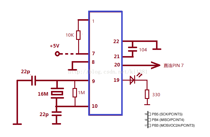 ATMega328P-PU芯片Arduino最小系统实验 ATMega328P-PU芯片Arduino最小系统实验