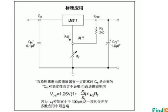 电压稳压器lm317应用电路 电压稳压器lm317应用电路