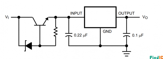 LM7805输入稳压电路图