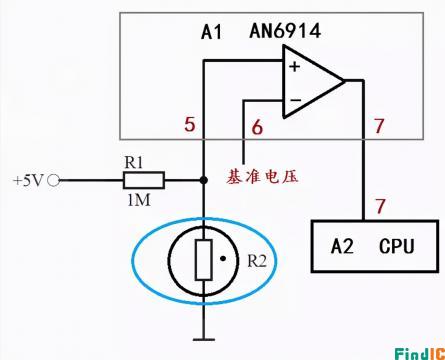 湿敏电阻应用电路图