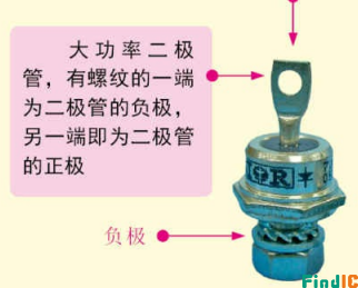 大功率二极管正负极区分图